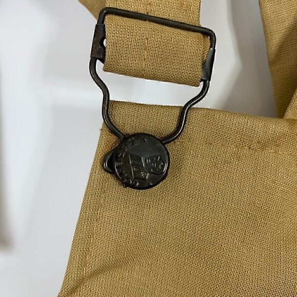 VTG Men's 50s 60s Superior Buttons Made In Japan Nylon Bib Wader Overalls Sz M - Picture 3 of 12